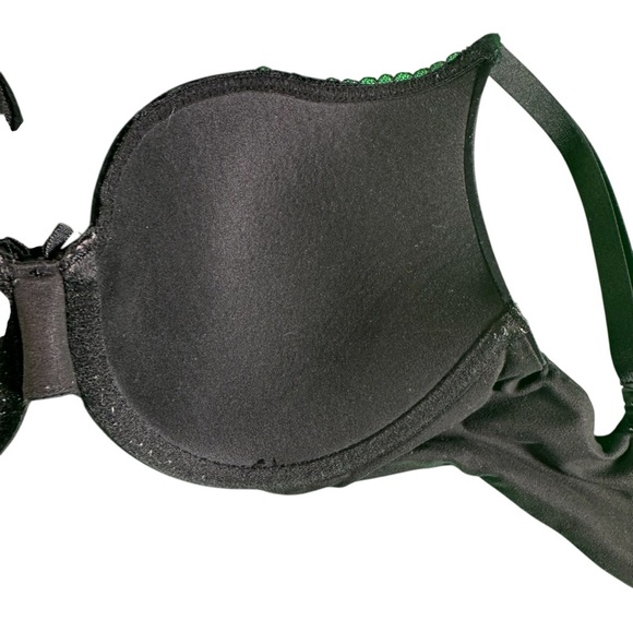 Victoria’s Secret 32DD Body by Victoria Perfect Shape Bra Black Padded Underwire - Picture 8 of 11